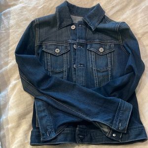 AG brand fitted denim jacket medium. Dark wash.